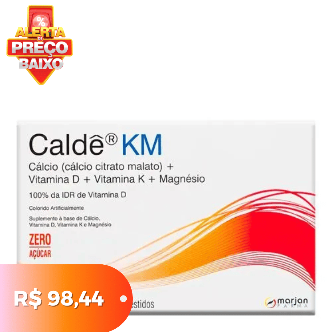 Suplemento Vitamínico Caldê KM Marjan 30 Comprimidos Revestidos